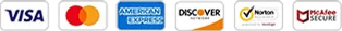 Accepted secure payment methods