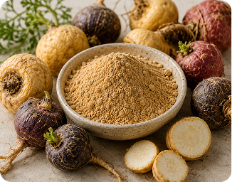Lepidium meyenii ingredient used in HoneyFil